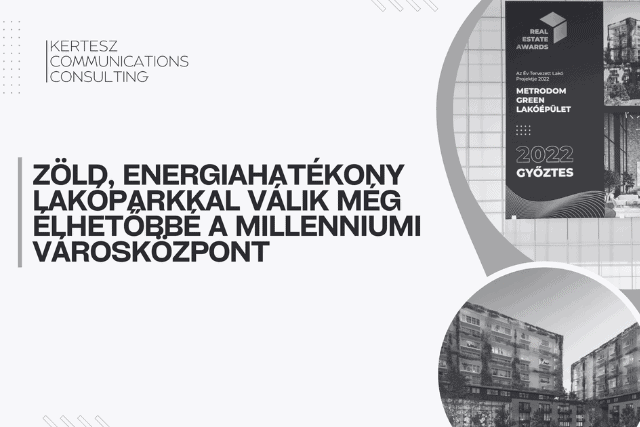 Díjat nyert a Metrodom Green – sajtóközlemény